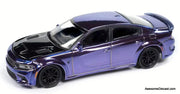 2021 Dodge Charger SRT Hellcat Redeye, Purple Chrome 1:64 Diecast Model Car by Auto World