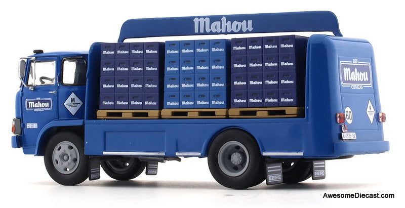 1976 Ebro E-95 Bottle Delivery Truck: Mahou Spanish Laga 1:43 Diecast Model Truck by Hachette