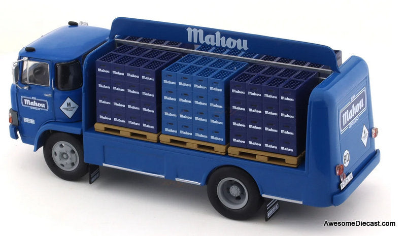 1976 Ebro E-95 Bottle Delivery Truck: Mahou Spanish Laga 1:43 Diecast Model Truck by Hachette