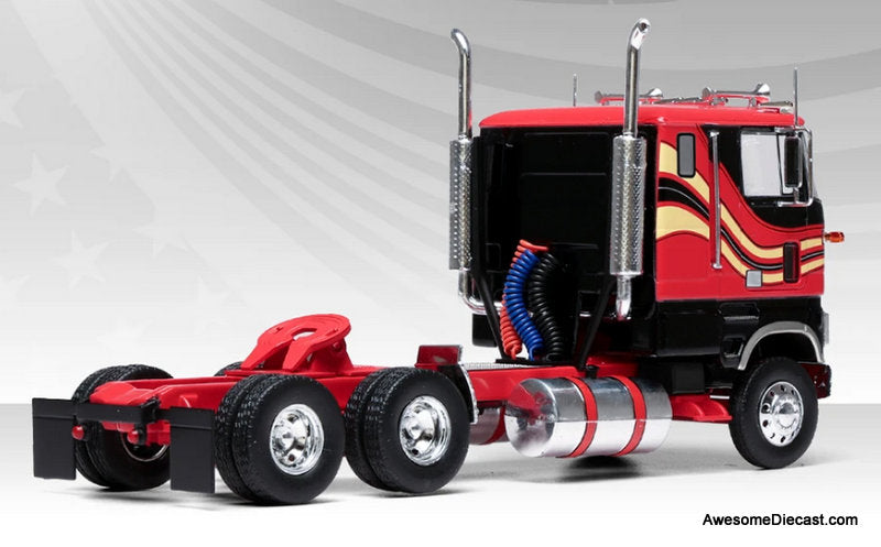 1985 Ford CL 9000, Red/Black 1:43 Diecast Model Truck by IXO