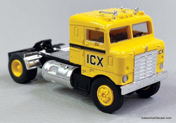 1950 Kenworth Bullnose Tractor w/Trailer "ICX" (Illinois California eXpress) 1:87 ABS Plastic Model Truck