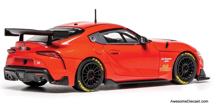 2022 Toyota GR Supra GT4 '50 Edition', Red 1:43 Diecast Model Car by IXO