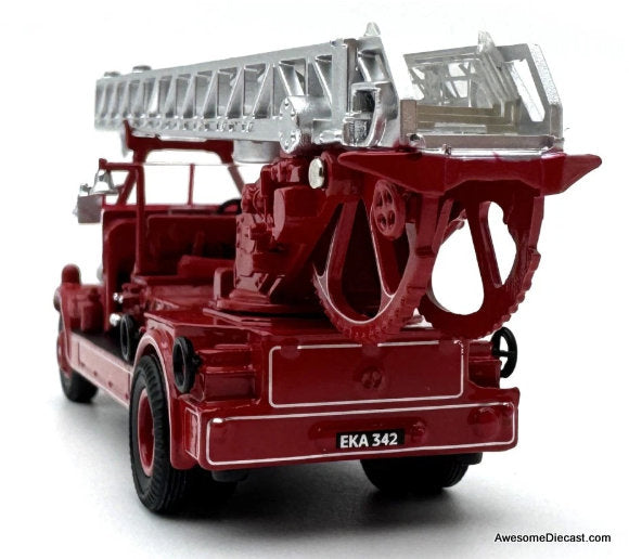 Leyland TLM Fire Truck: Liverpool Fire Brigade 1:76 Diecast Model Fire Truck by Oxford Diecast