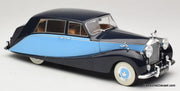 1956 Rolls-Royce Silver Wraith Empress by Hooper, Light Blue/Dark Blue 1:18 Diecast Model Car by MCG