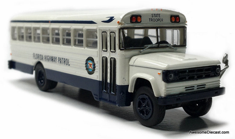 Dodge S 600: Florida Highway Patrol 1:87 ABS Plastic Model Bus by Brekina