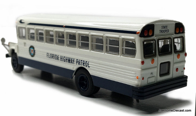 Dodge S 600: Florida Highway Patrol 1:87 ABS Plastic Model Bus by Brekina