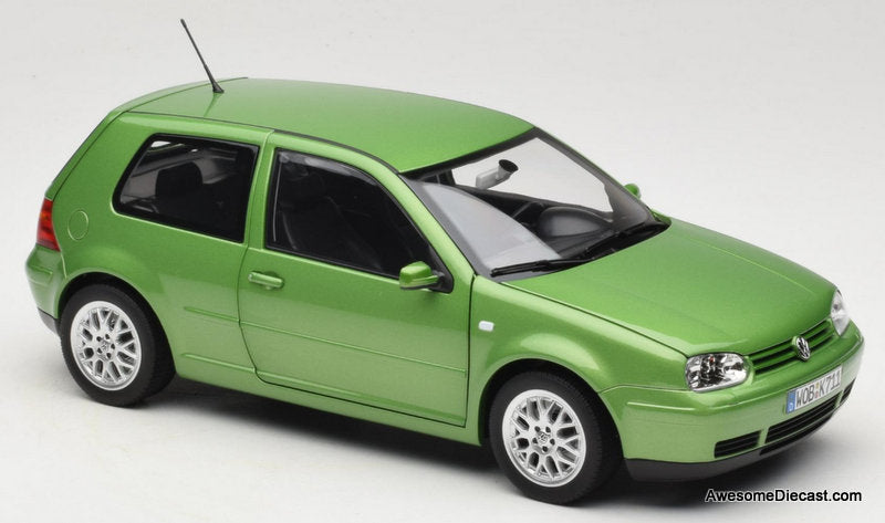 1998 Volkswagen Golf GTi, Metallic Green 1:18 Diecast Model Car by Norev