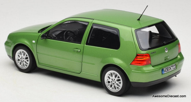 1998 Volkswagen Golf GTi, Metallic Green 1:18 Diecast Model Car by Norev