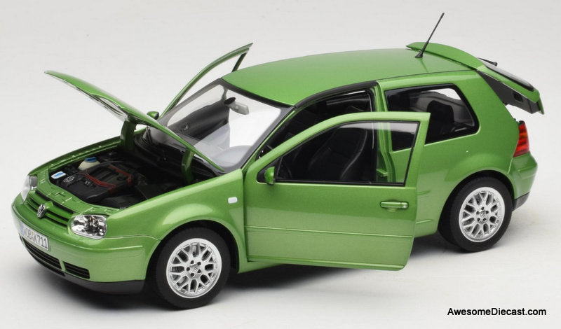 1998 Volkswagen Golf GTi, Metallic Green 1:18 Diecast Model Car by Norev