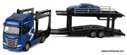 Fiat Iveco S-WAY 570 Car Transporter w/Audi E-Tron 1:43 Diecast Model Truck by Burago