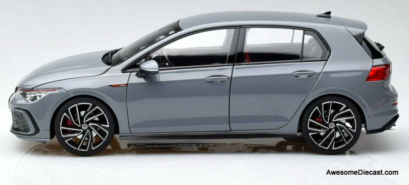 2021 Volkswagen Golf GTi, Gray 1:18 Diecast Model Car by Norev