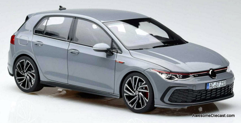 2021 Volkswagen Golf GTi, Gray 1:18 Diecast Model Car by Norev