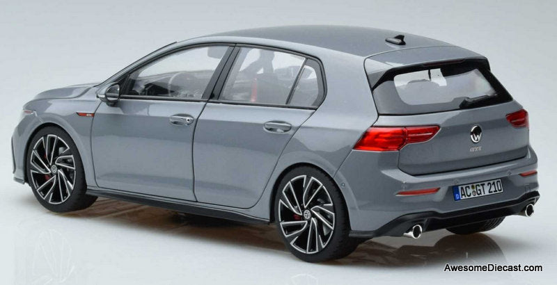 2021 Volkswagen Golf GTi, Gray 1:18 Diecast Model Car by Norev