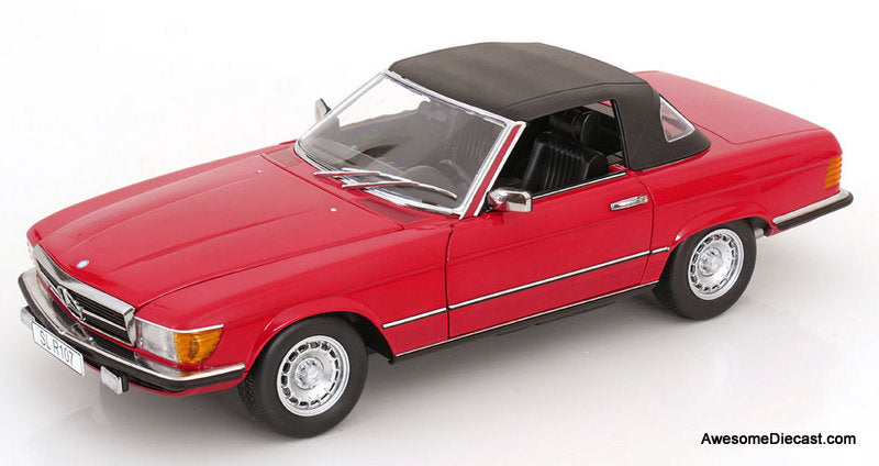 1979 Mercedes-Benz 450SL, Red (Euro Version) 1:12 Diecast Model Car by KK Scale