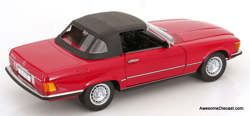 1979 Mercedes-Benz 450SL, Red (Euro Version) 1:12 Diecast Model Car by KK Scale
