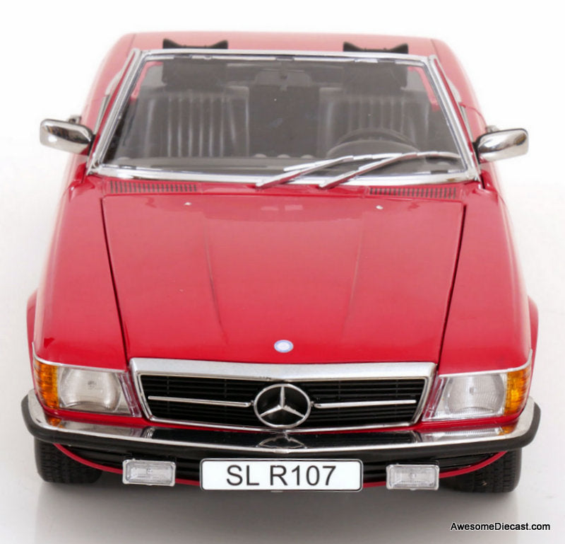 1979 Mercedes-Benz 450SL, Red (Euro Version) 1:12 Diecast Model Car by KK Scale