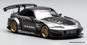 Honda S2000 J's Racing, Gray 1:64 Diecast Model Car by MotorHelix