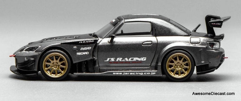 Honda S2000 J's Racing, Gray 1:64 Diecast Model Car by MotorHelix