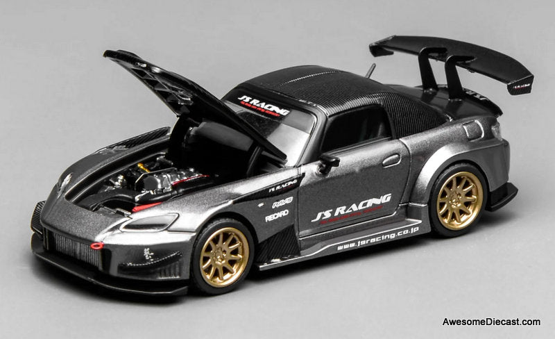 Honda S2000 J's Racing, Gray 1:64 Diecast Model Car by MotorHelix