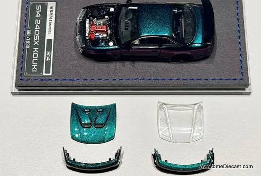 Nissan Silvia S14 Kouki, Chameleon 1:64 Diecast Model Car by Mortal