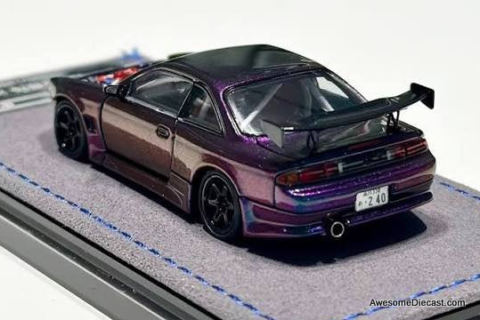 Nissan Silvia S14 Kouki, Chameleon 1:64 Diecast Model Car by Mortal