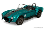 Shelby Cobra 427 MK2, Teal Metallic (Pink Slips) 1:18 Diecast Model Car by Jada