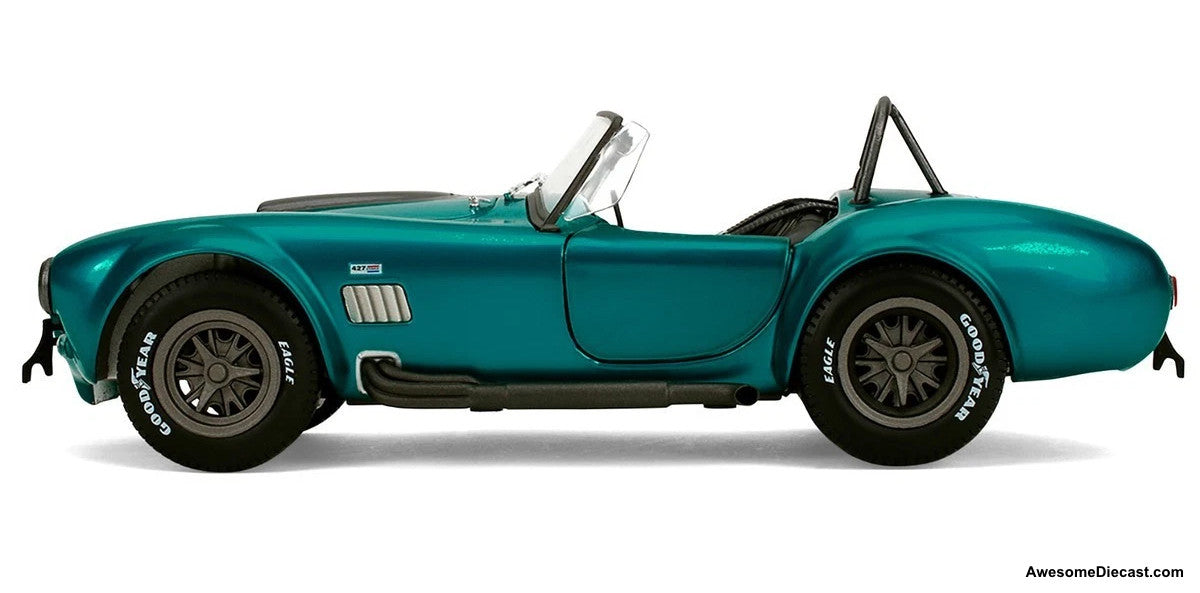 Shelby Cobra 427 MK2, Teal Metallic (Pink Slips) 1:18 Diecast Model Car by Jada