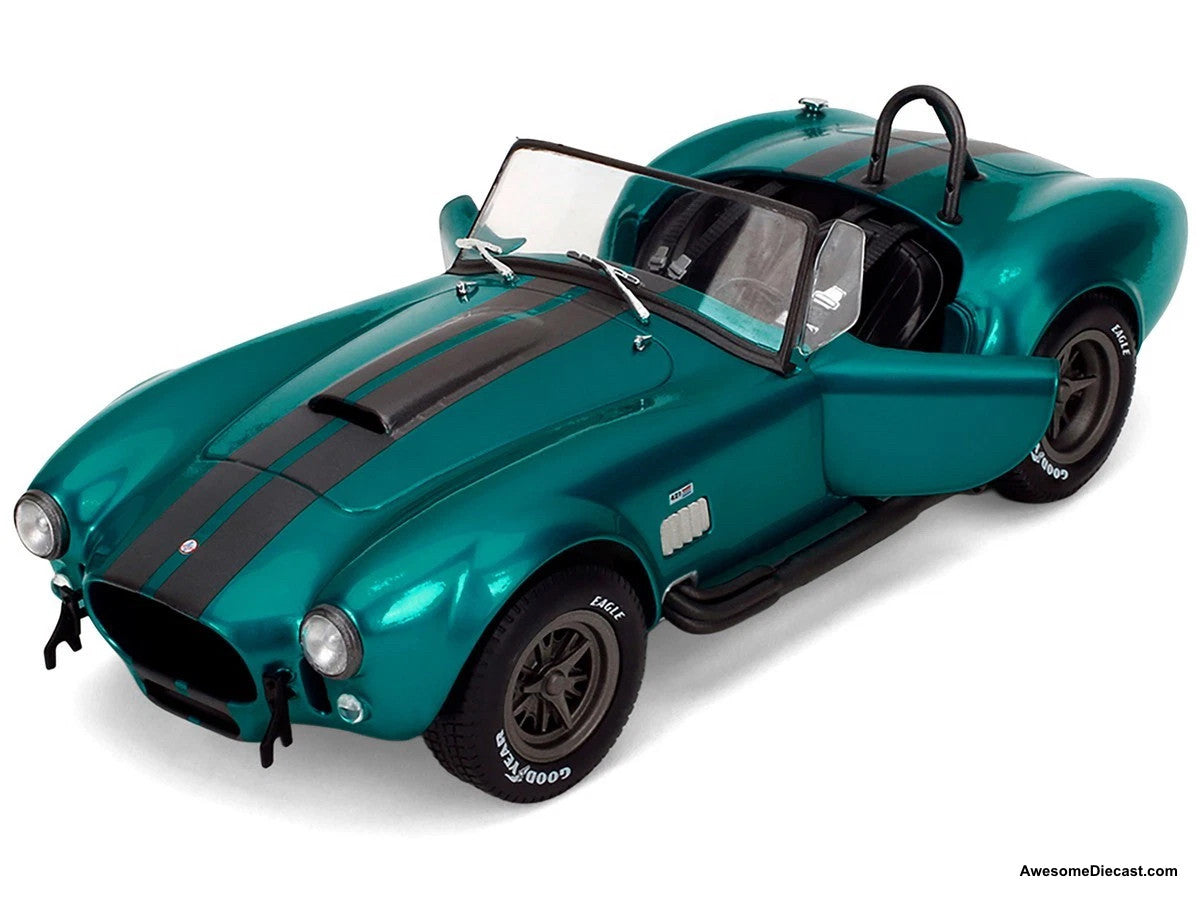 Shelby Cobra 427 MK2, Teal Metallic (Pink Slips) 1:18 Diecast Model Car by Jada