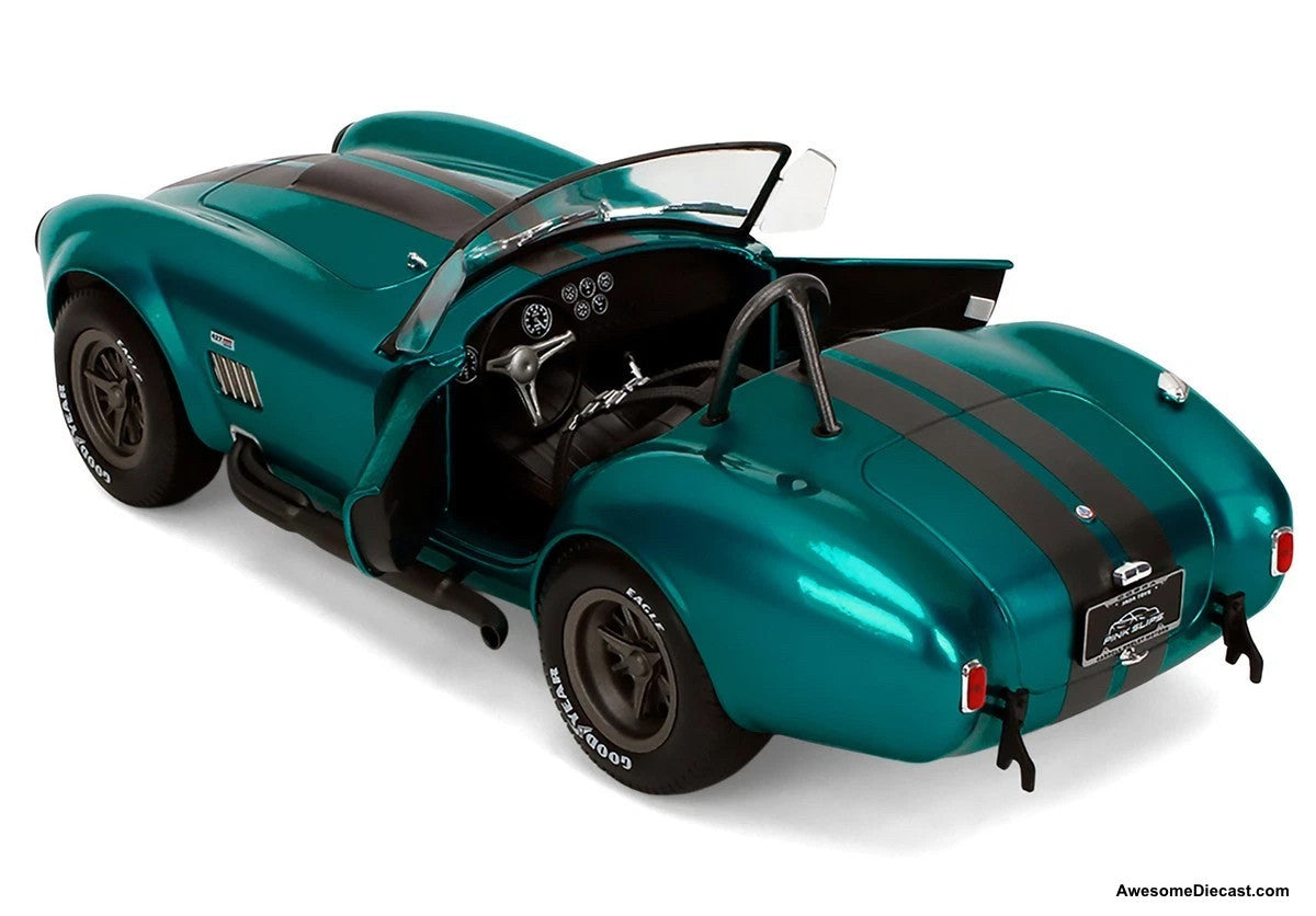 Shelby Cobra 427 MK2, Teal Metallic (Pink Slips) 1:18 Diecast Model Car by Jada