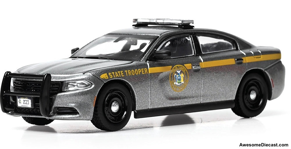 2023 Dodge Charger Pursuit Police Car - New York State Troopers 1:64 Diecast Model Car by IXOAmerica