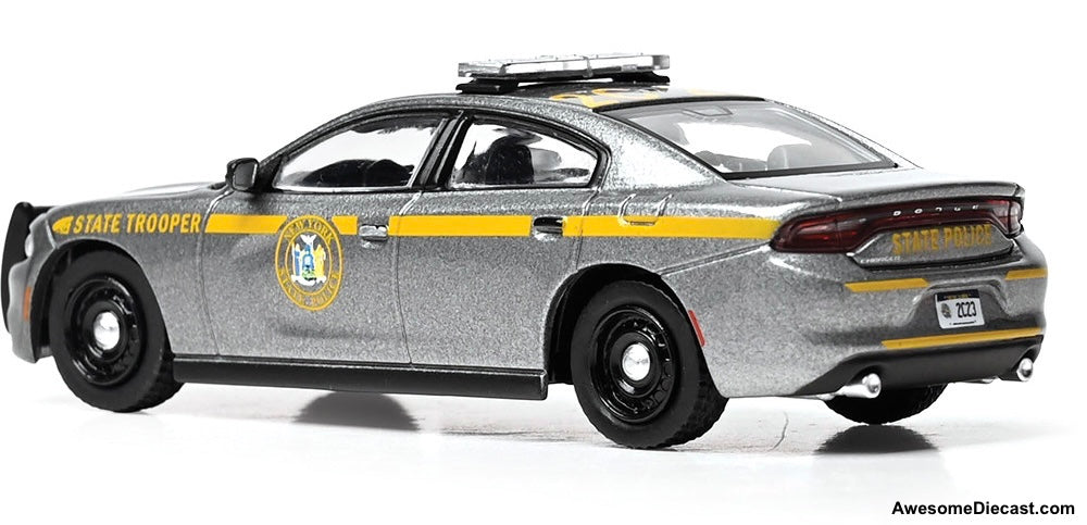 2023 Dodge Charger Pursuit Police Car - New York State Troopers 1:64 Diecast Model Car by IXOAmerica