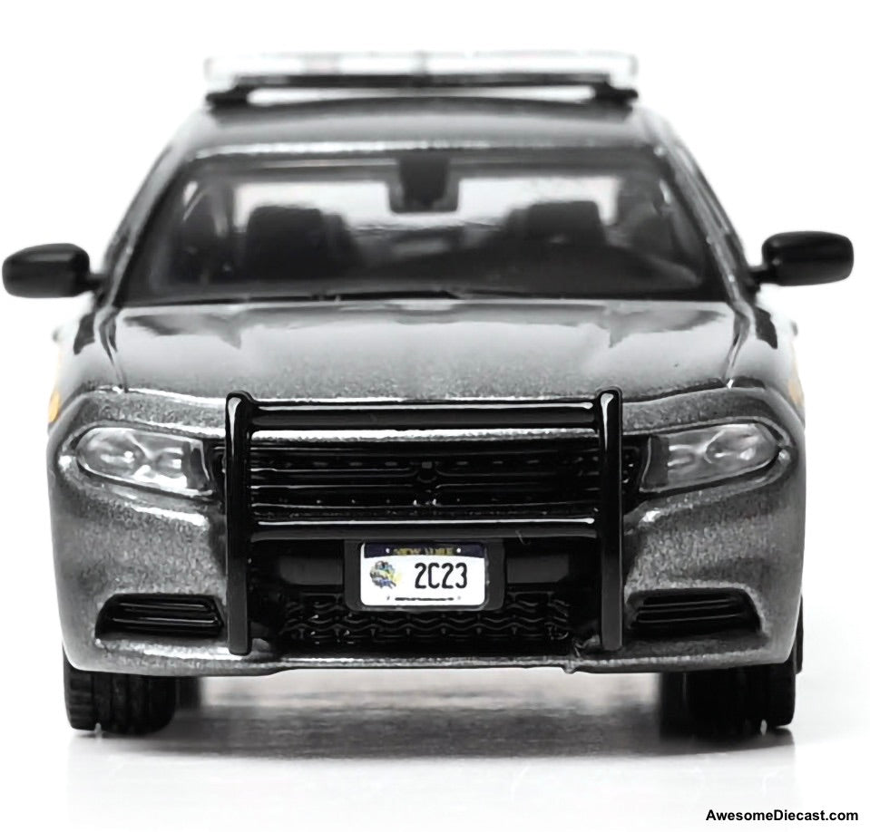 2023 Dodge Charger Pursuit Police Car - New York State Troopers 1:64 Diecast Model Car by IXOAmerica