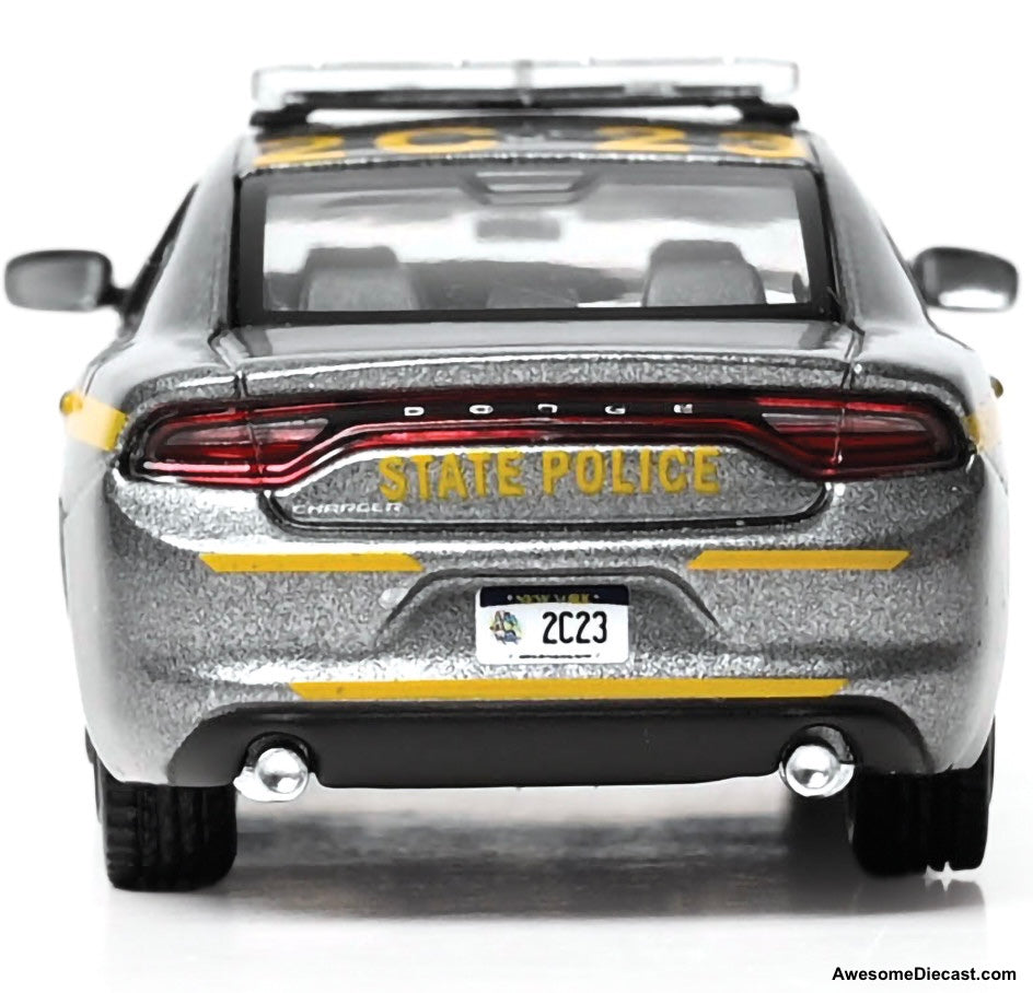 2023 Dodge Charger Pursuit Police Car - New York State Troopers 1:64 Diecast Model Car by IXOAmerica
