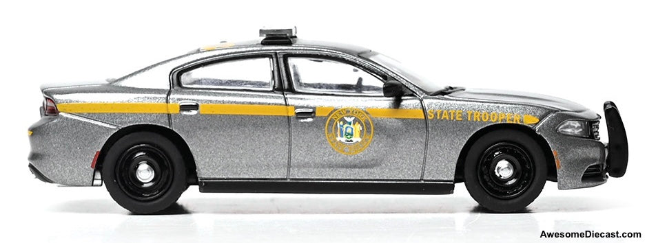 2023 Dodge Charger Pursuit Police Car - New York State Troopers 1:64 Diecast Model Car by IXOAmerica