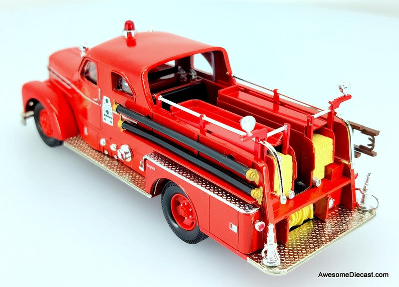 Seagrave Anniversary Pumper: Columbus 1:50 Diecast Model Fire Truck by Corgi