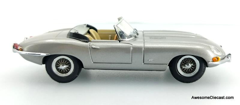 Kyosho 1:43 Jaguar E-Type Roadster, Silver