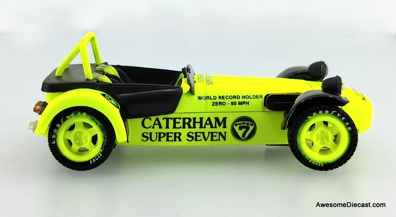 京商　1/43 CATERHAM SUPER SEVEN Kyosho 1:43 Caterham Super Seven JPE, Yellow – Awesome Diecast LLC