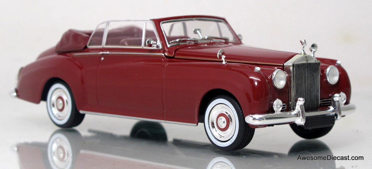 Minichamps 1:43 1960 Rolls Royce Silver Cloud II Cabriolet Red