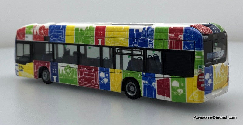 Mercedes Benz eCitaro: HVV Paint Bus 1:87 ABS Plastic Model Bus by Rietze