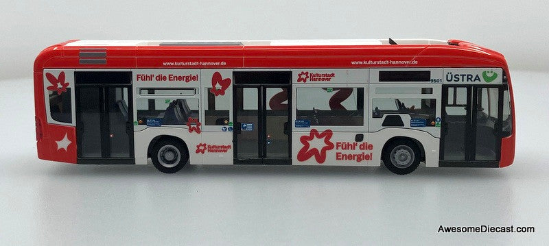 Mercedes Benz eCitaro Usta Bus Lines: Kulturhauptstadt 1:87 ABS Plastic Model Bus by Rietze