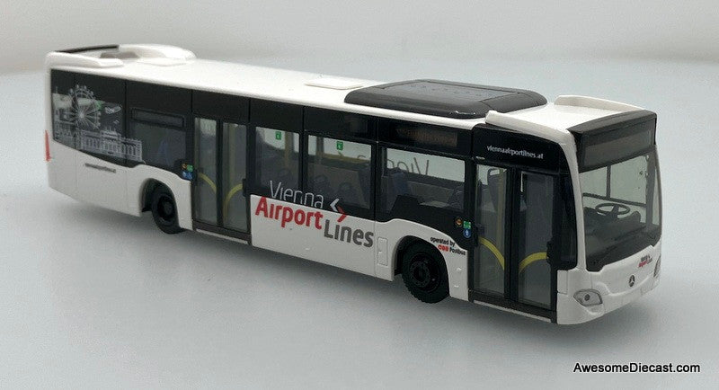 Mercedes Benz eCitaro: Vienna Airport Lines 1:87 ABS Plastic Model Bus by Rietze