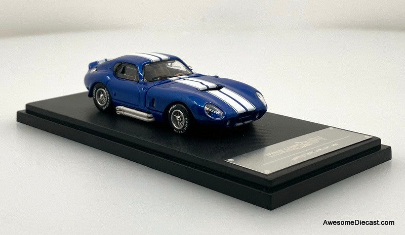 Shelby Daytona, Blue/Silver 1:64 Diecast Model Car by Fine Works64