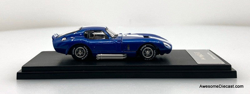 Shelby Daytona, Blue/Silver 1:64 Diecast Model Car by Fine Works64