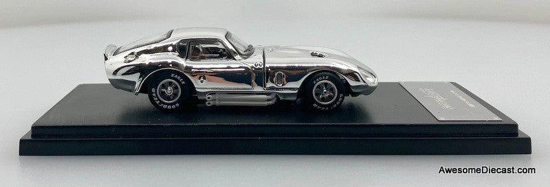 Shelby Daytona, Chrome Silver 1:64 Diecast Model Car by Fine Works64