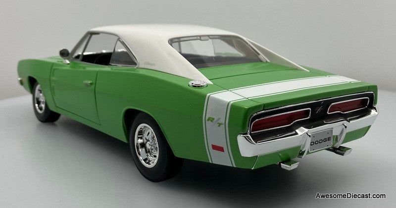 1969 Dodge Charger R/T, Metallic Green/White 1:18 Diecast Model