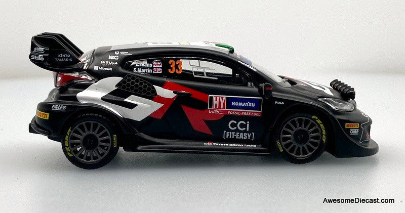 Toyota GR Yaris Rally 1 Hybrid #33 1:43 Diecast Model Car by Burago