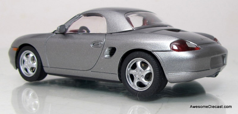 Schuco 1:43 Porsche Boxster Hardtop, Metallic Silver
