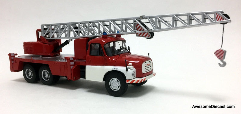 Schuco 1:43 1968 Tatra T148 Fire Department Heavy Rescue Crane: Prague Fire Service