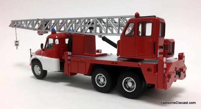Schuco 1:43 1968 Tatra T148 Fire Department Heavy Rescue Crane: Prague Fire Service