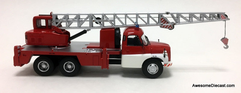 Schuco 1:43 1968 Tatra T148 Fire Department Heavy Rescue Crane: Prague Fire Service